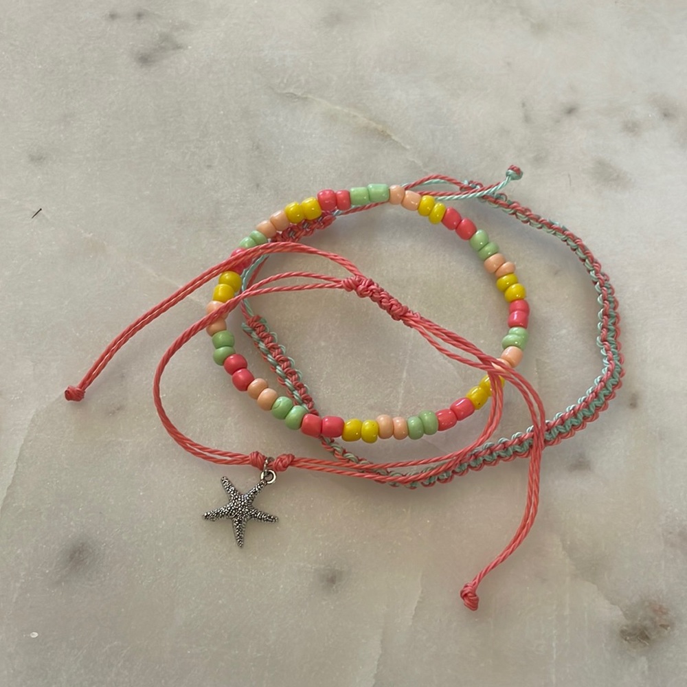 Starfish bracelet set